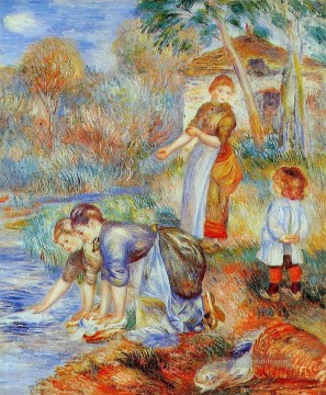 Wäscherinnen Pierre Auguste Renoir Ölgemälde